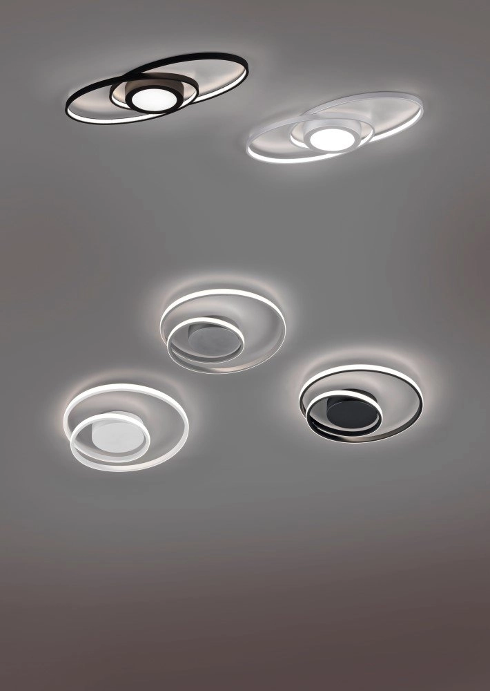Modern ceiling lamp Zibal Ø 39 cm Trio 4017807442113