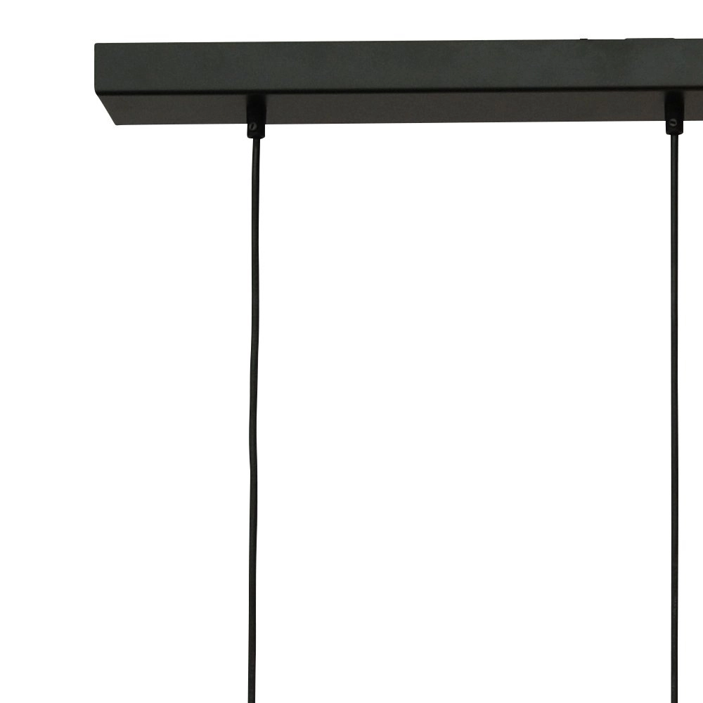 Hanging lamp black with gold Bounty 5-light cylindrical glass Masterlight 8718121248462