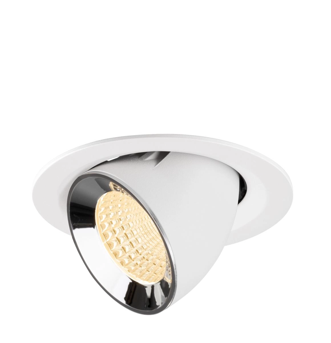 Recessed spotlight Numinos Gimble M white/chrome 2700K - 55deg
