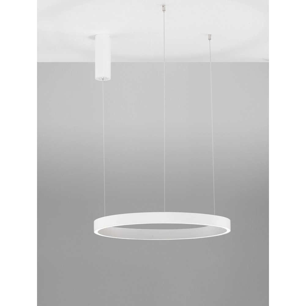 Design pendant lamp Elowen white Ø 60cm Lyora 5212017439048