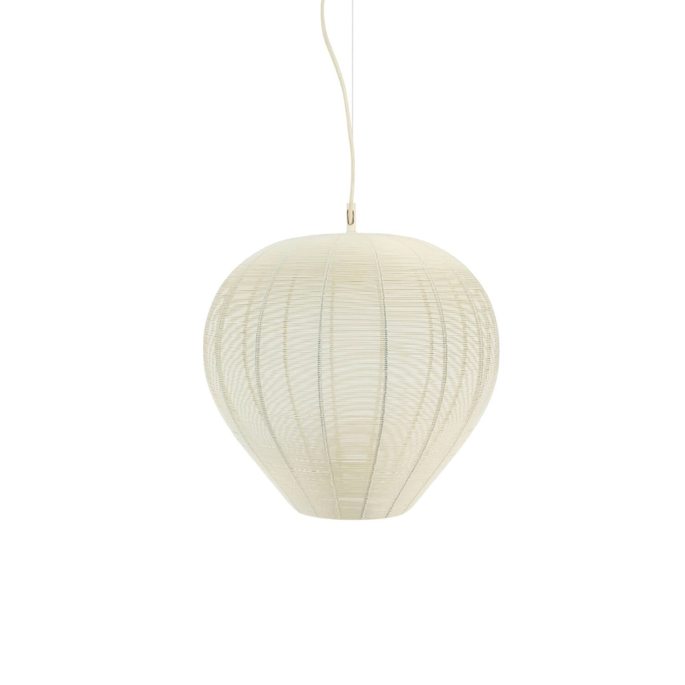 Scandinavian pendant lamp Horan Ø 40cm white