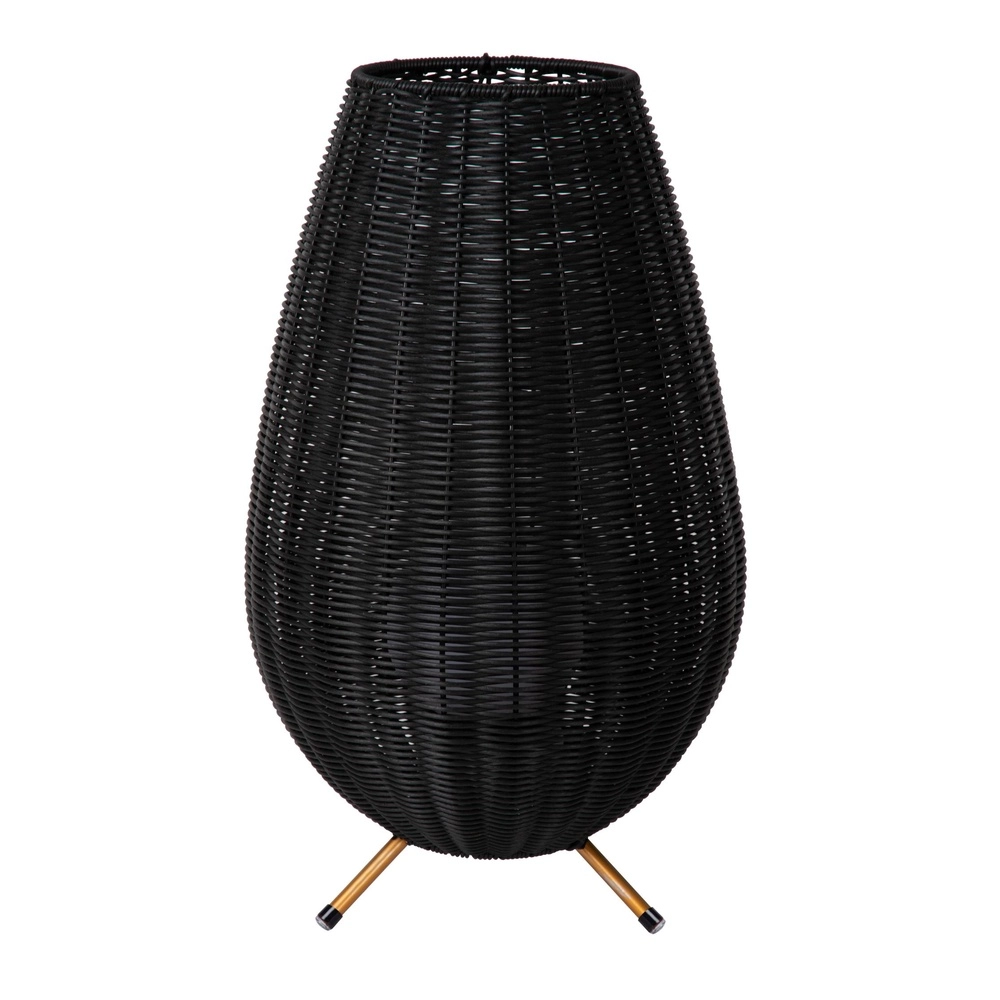 Rechargeable table lamp Colin Ip44 Black