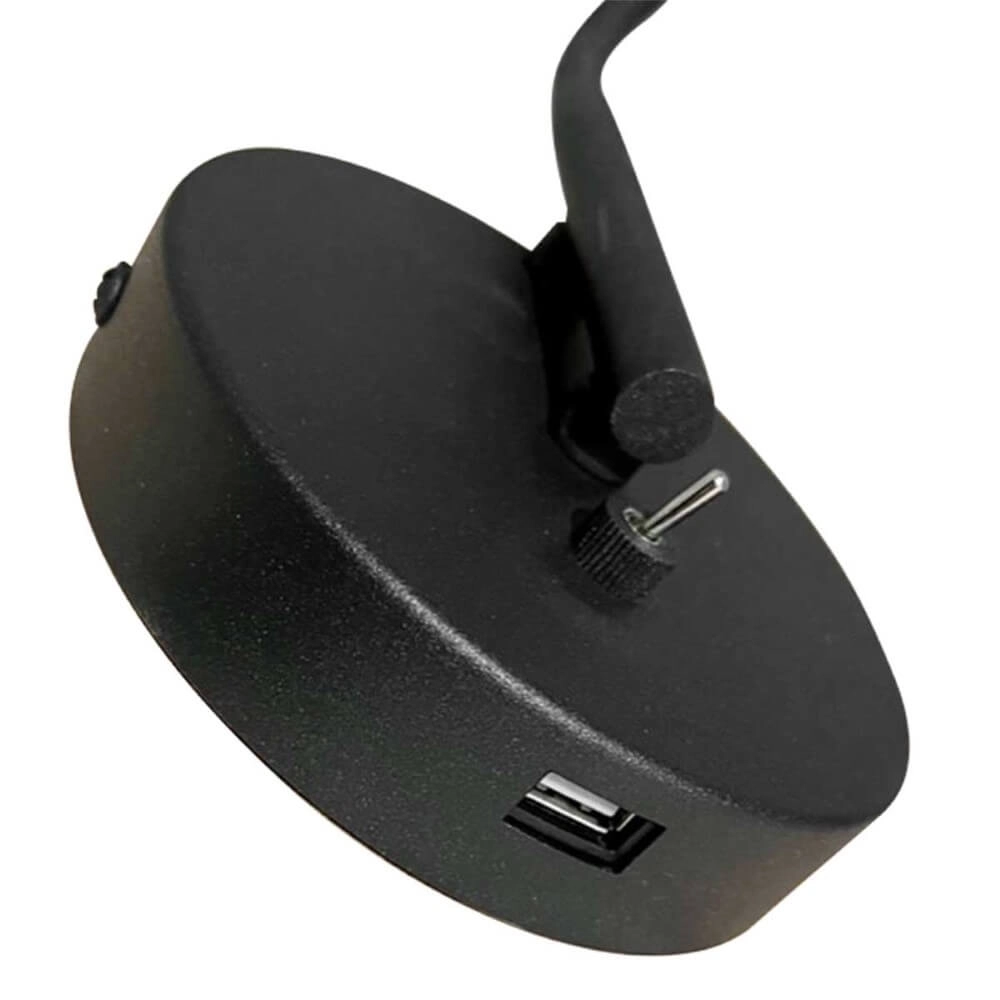 Wall light Upround with USB-A connection Steinhauer 8712746167627