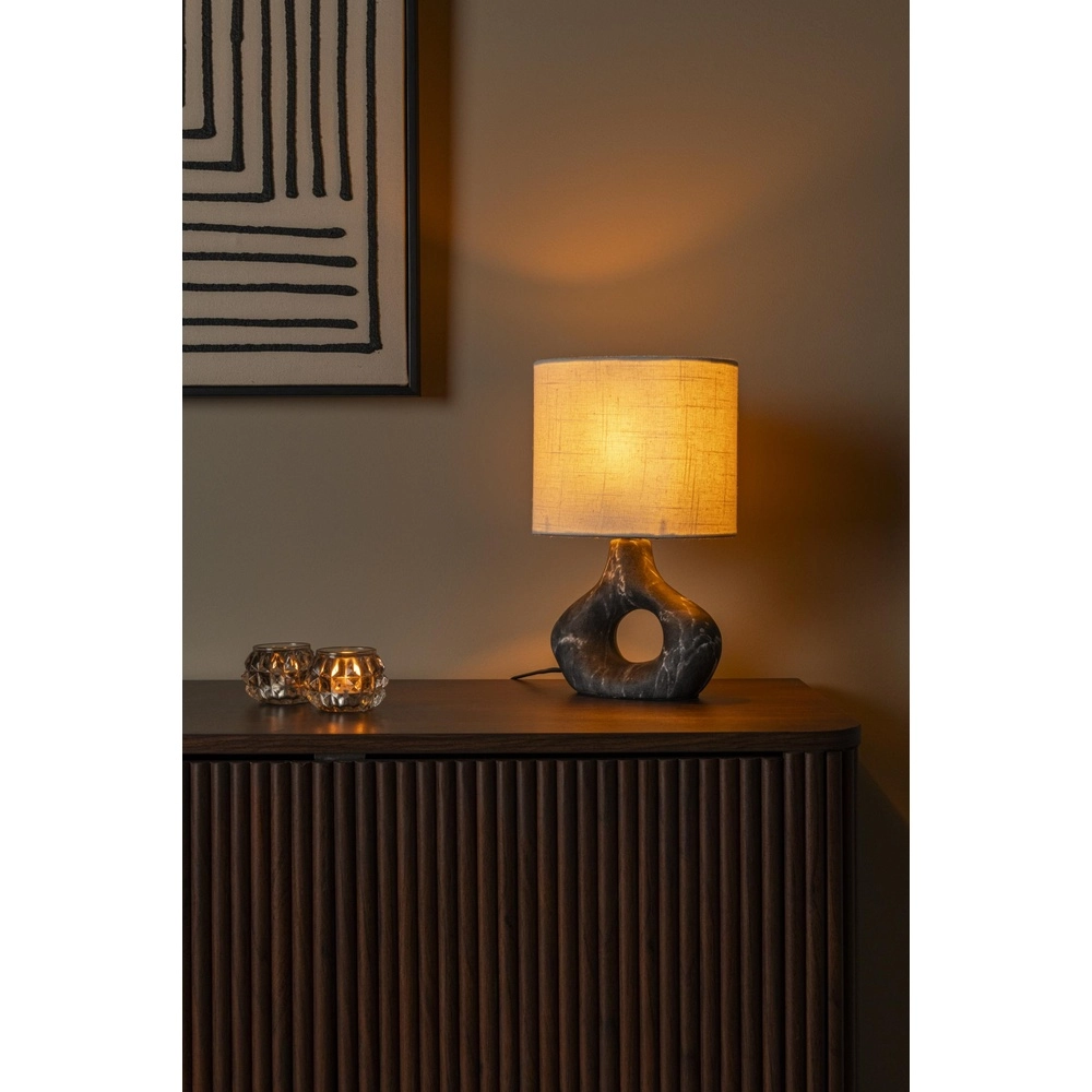 Table lamp Tomeo black with white hood Lucide 5411212470287