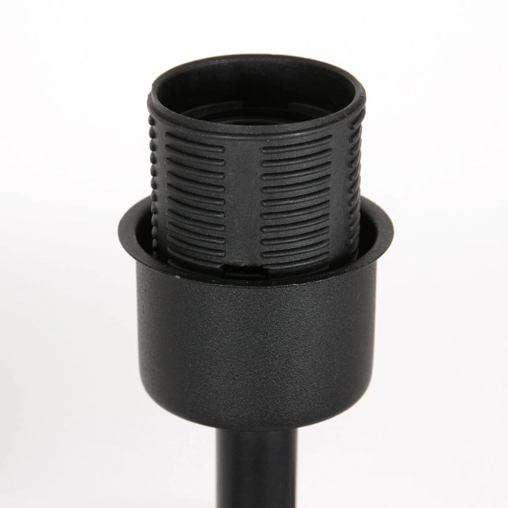 Black table lamp Stang with cork cap Ø30cm Steinhauer 8712746180602