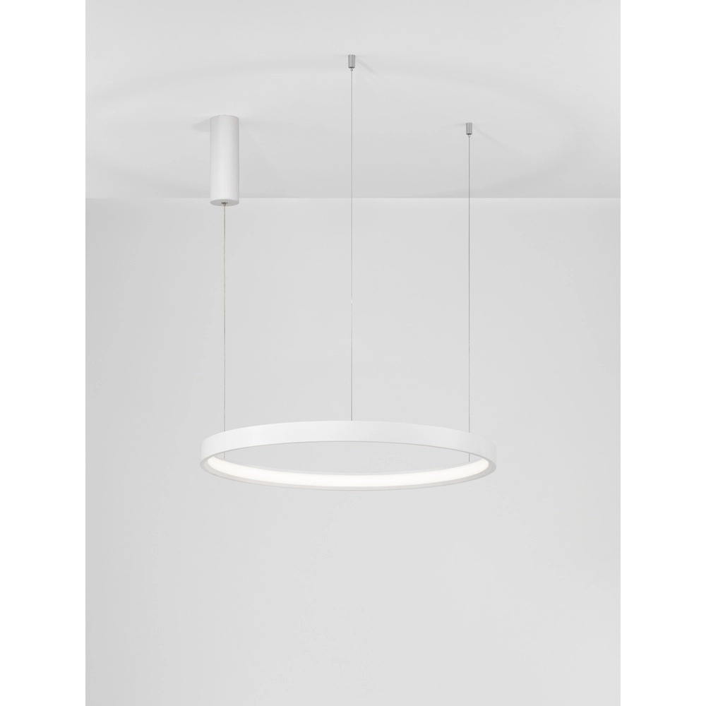 Round pendant lamp Perrine white Ø 60cm Lyora 5212017438423