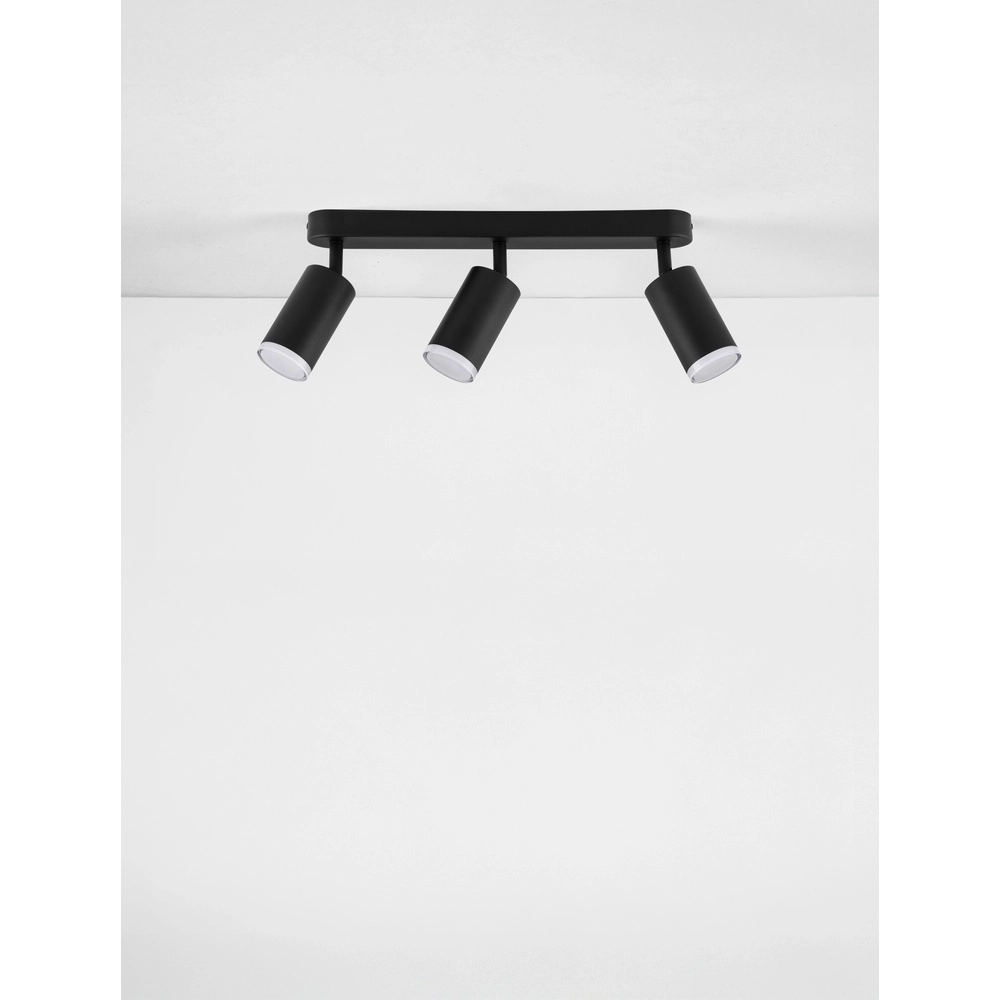 Surface-mounted spot Mao 3-light black Lyora 5212017475299