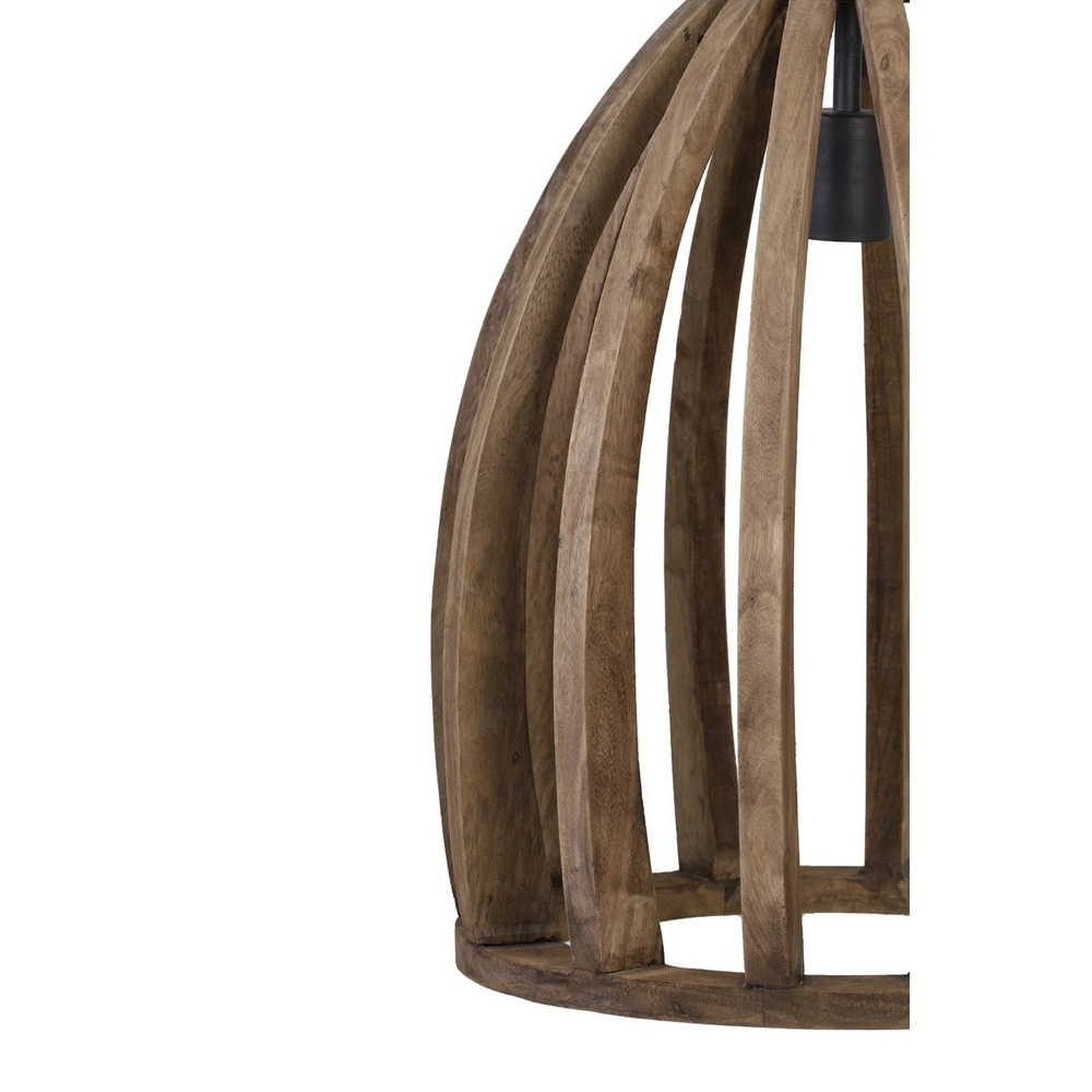 Wooden pendant lamp Haranka Ø 38cm Light & Living 8717807293314