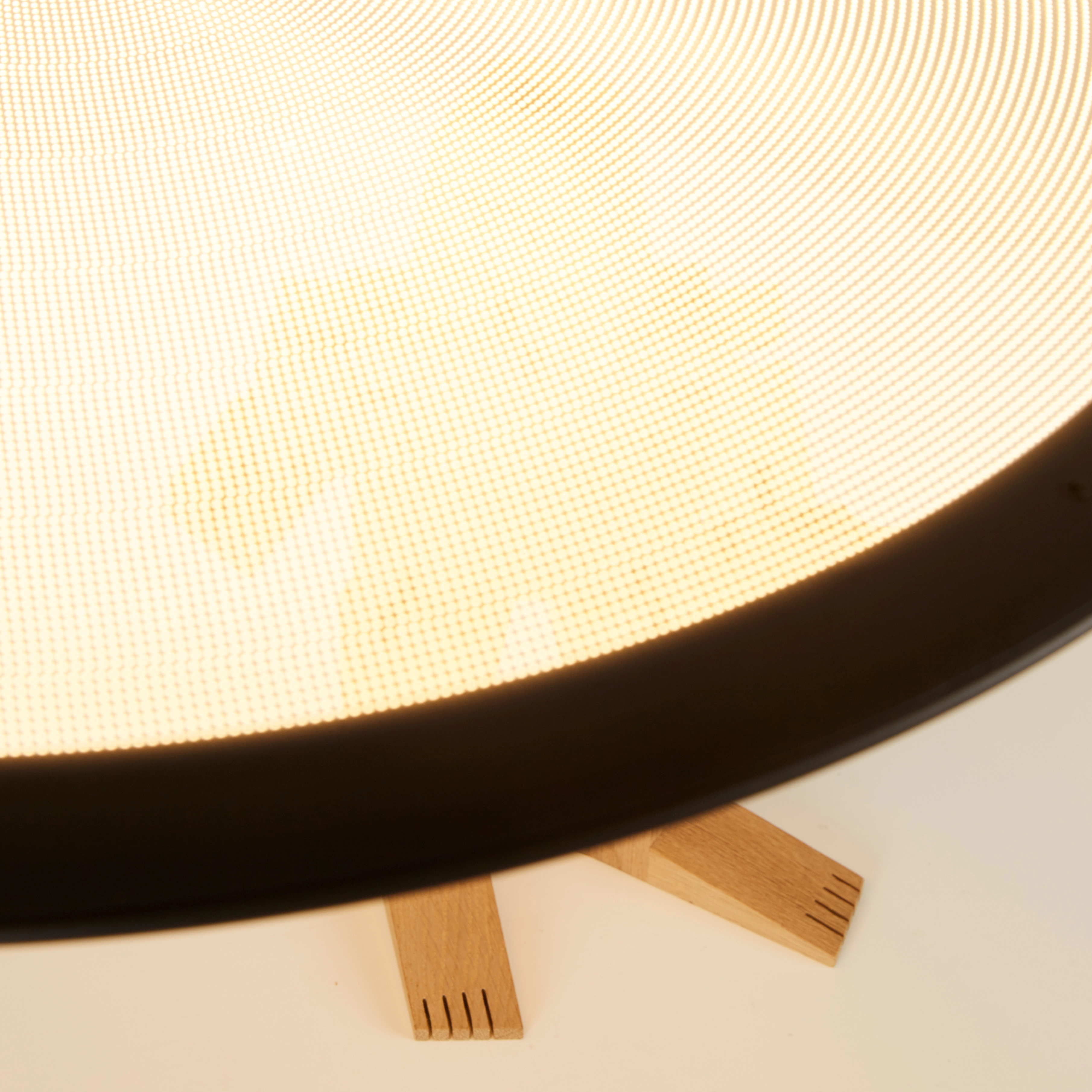 Pendant lamp Vistina Ø 58cm black Lyora 5053423272641