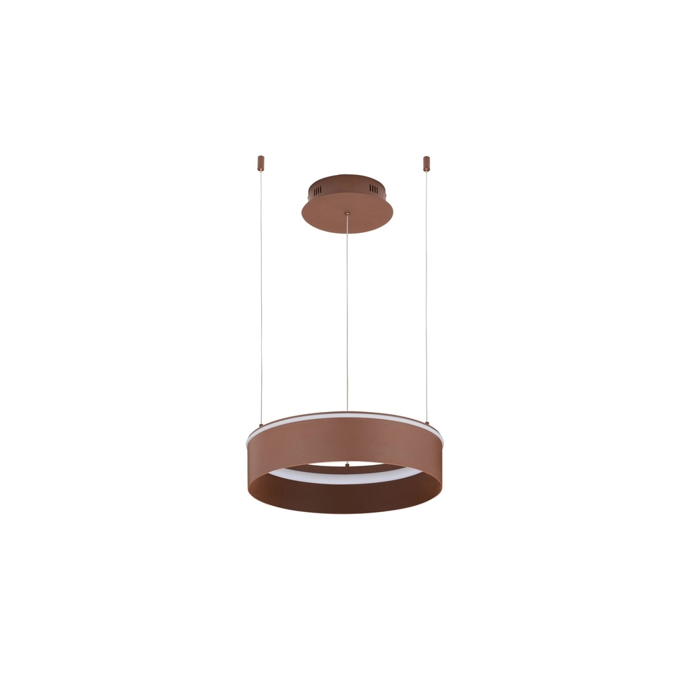 Modern pendant lamp Olivia brown Ø 40cm Lyora 5212017494238