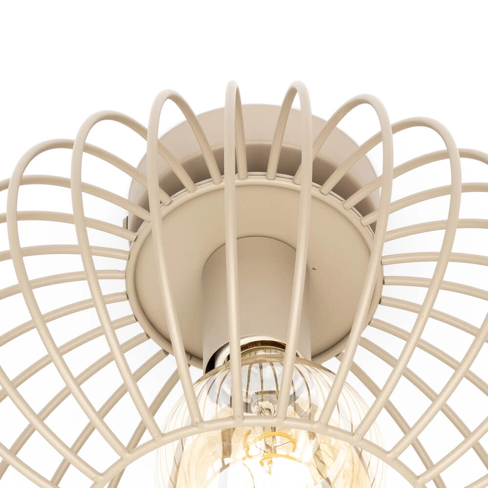 Wire ceiling lamp Wire Ø 30cm sand color ETH 8720195307556