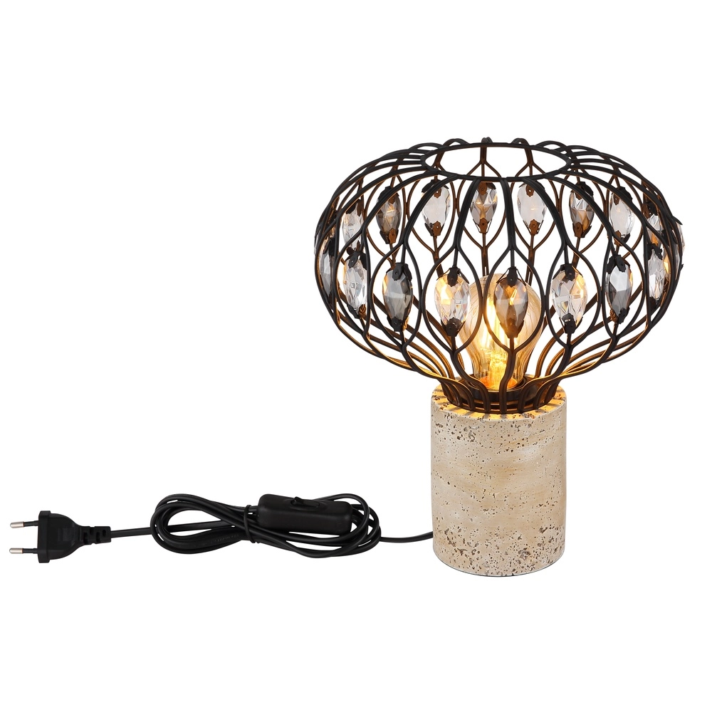 Table lamp Dorthy Country Black Globo 9007371566075