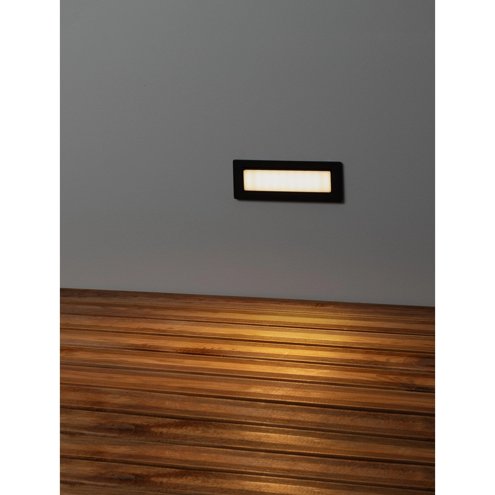 Black recessed light Echo Orientable