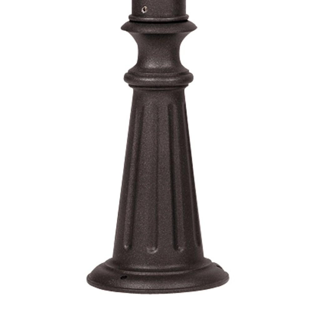 Pathway globe light Madeira 75cm with 25cm ball - black KS Verlichting 8714732715249