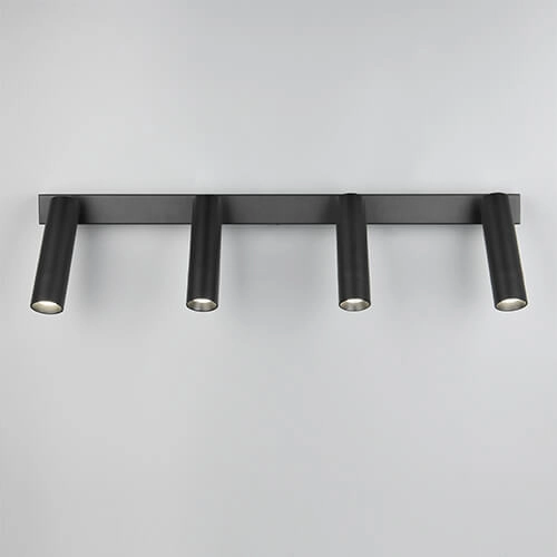 Slim ceiling spotlight Ambala 4x LED - Black Trio 4017807612653
