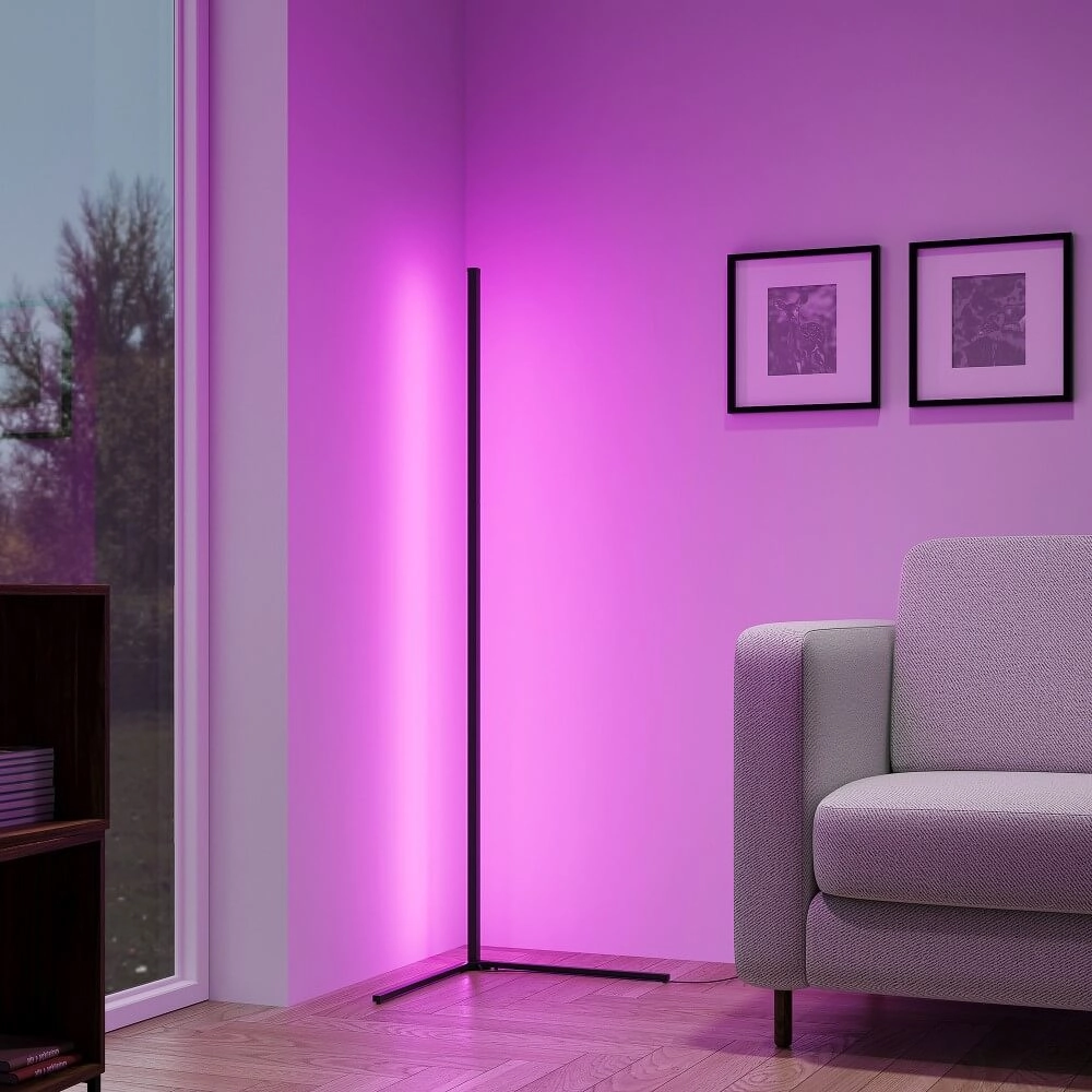 Floor lamp Gaming Level with RGB and remote control Trio 4017807577440