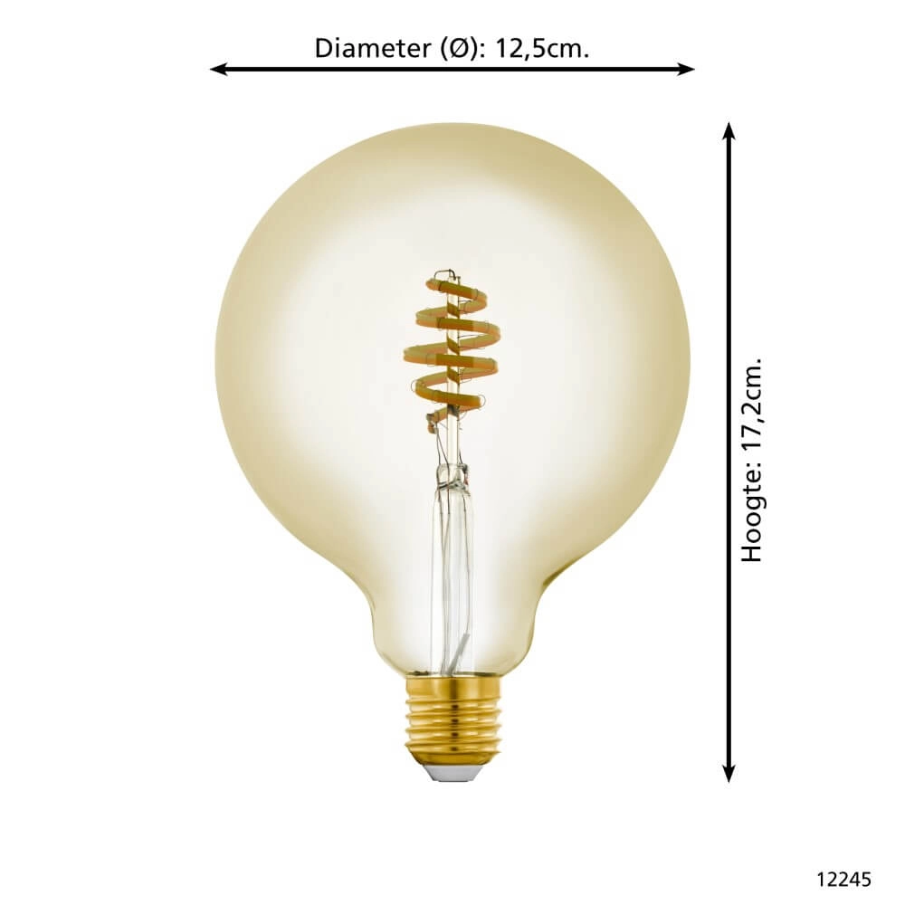 LED lamp bulb Zigbee - E27 - 4.9 watt - 2200-6500K - G125 Eglo 9002759122454