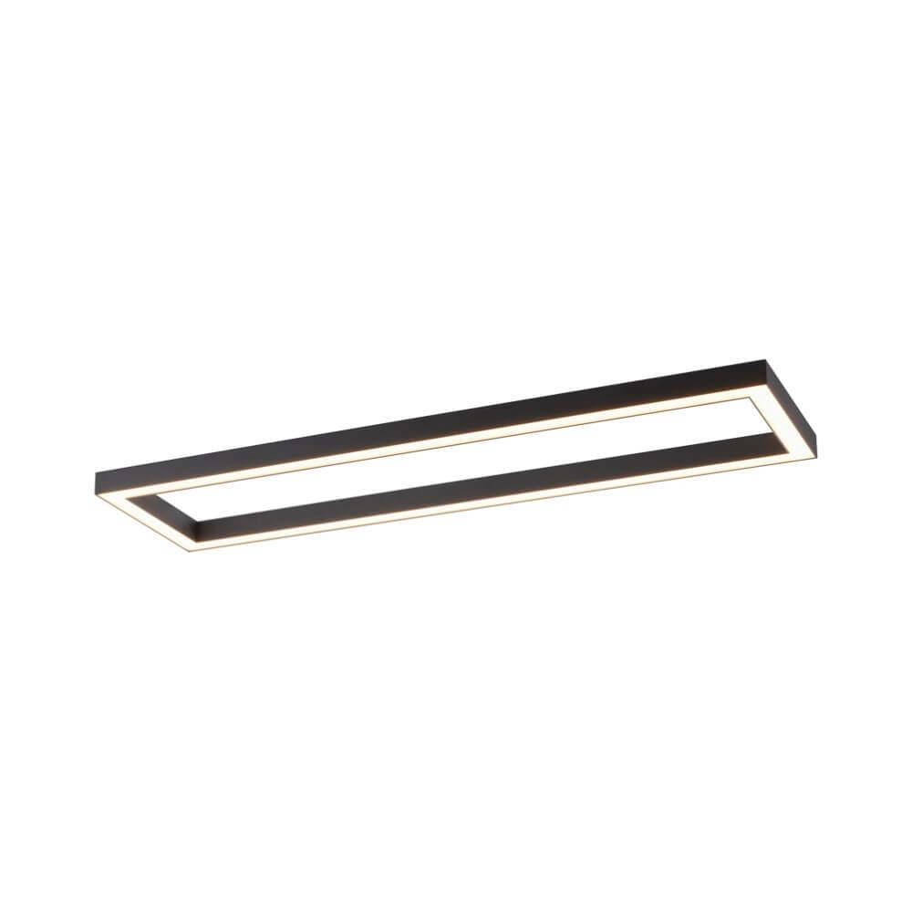 Rectangular ceiling lamp Pure Lines Square anthracite