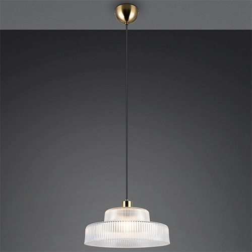 Classic pendant lamp Abella transparent glass