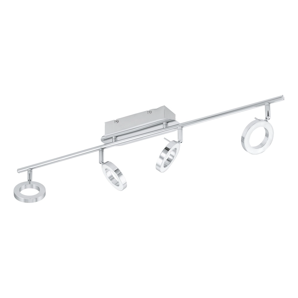Ceiling lamp Naudella 4-light chrome