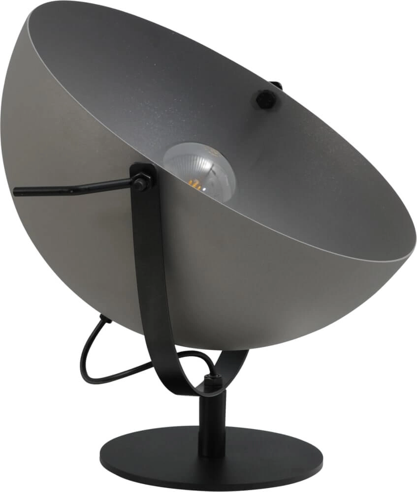 Floor lamp Larino 40 black with concrete gray