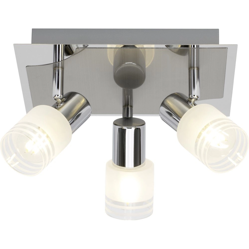 Design ceiling spotlight Lea 3-light grey