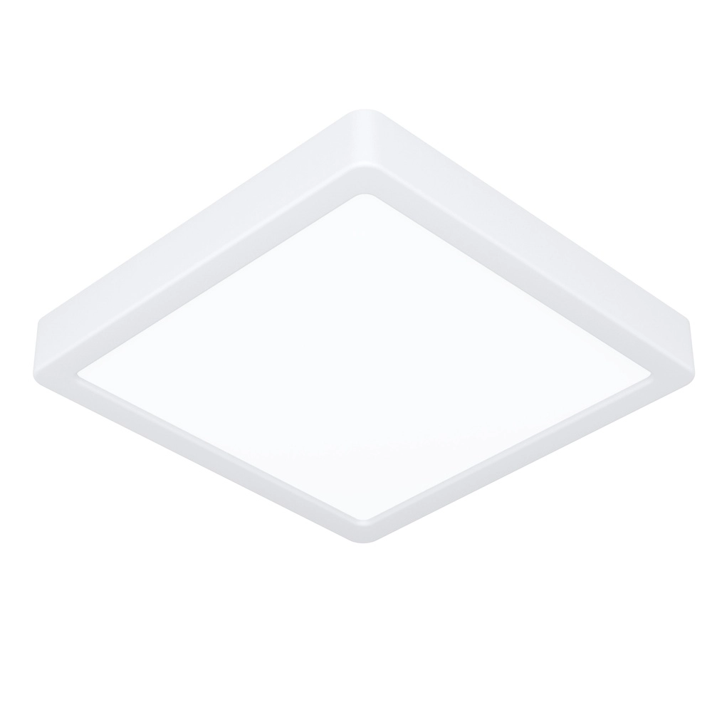 Led ceiling light Fueva 6 Square - White - 22x22cm