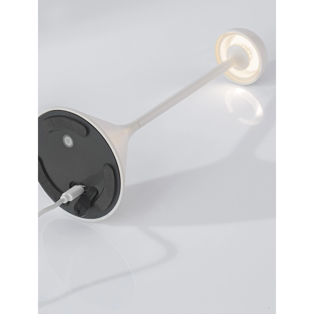 Table lamp Dalt white rechargeable with USB Lyora 5212017477033