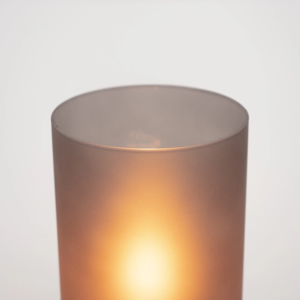 Bedside Lamp Geo frosted smoke glass Eglo 9008606304356