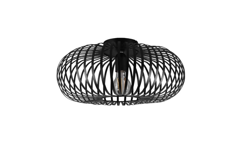 Black ceiling lamp Johann Ø 40cm Trio 4017807504170