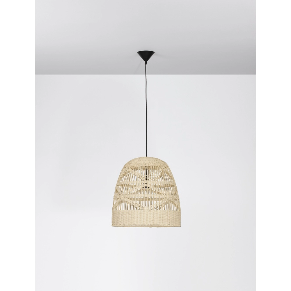 Rattan pendant lamp Marlo Ø 46cm Lyora 5212017438836
