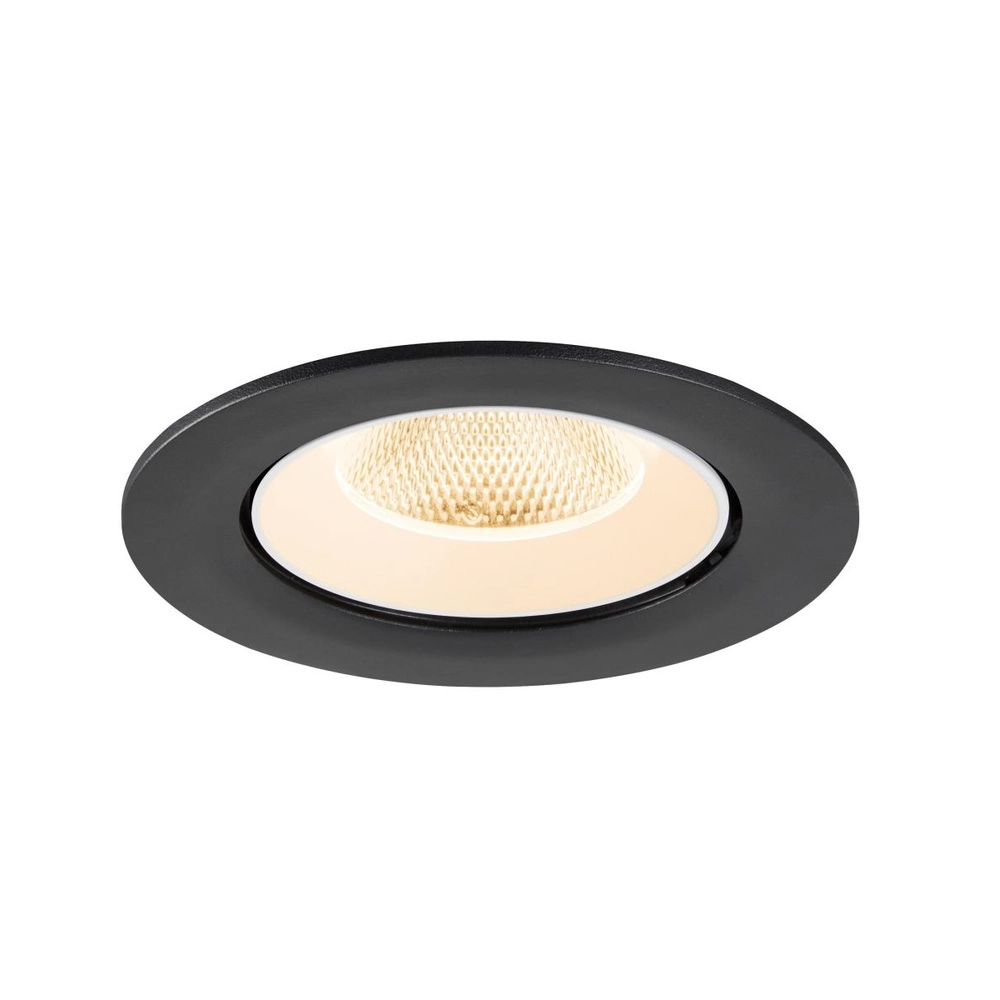 Recessed spotlight Numinos Gimble L black/white 2700K - 20deg SLV 4024163310505