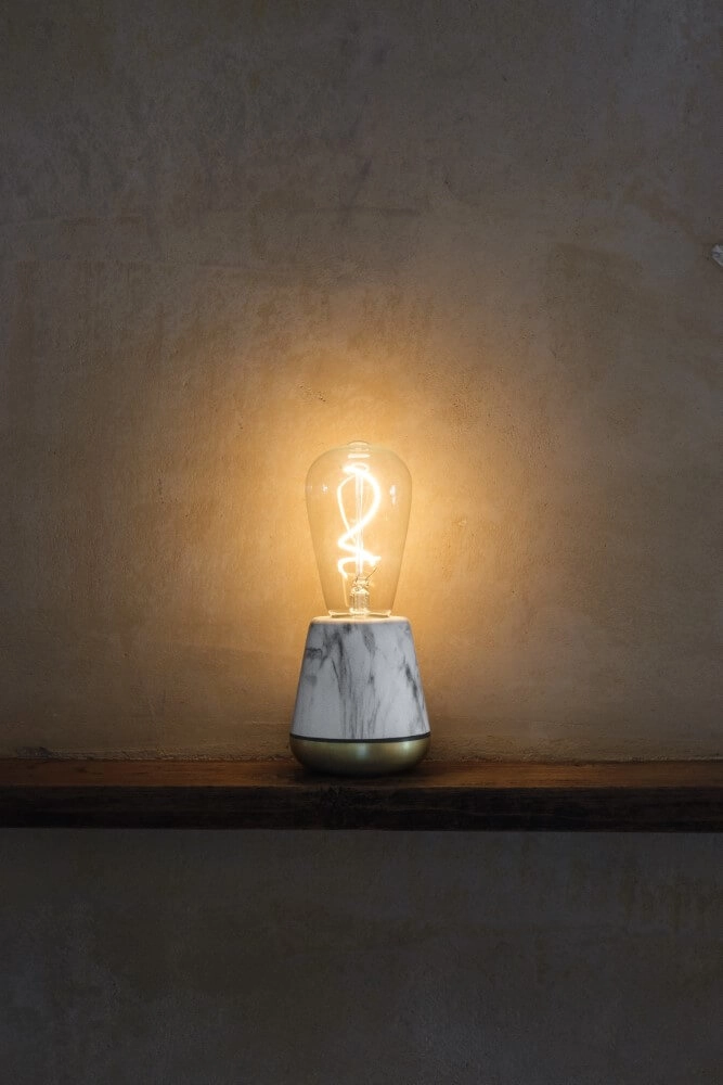 Rechargeable table lamp One White Marble Humble 7446023294270