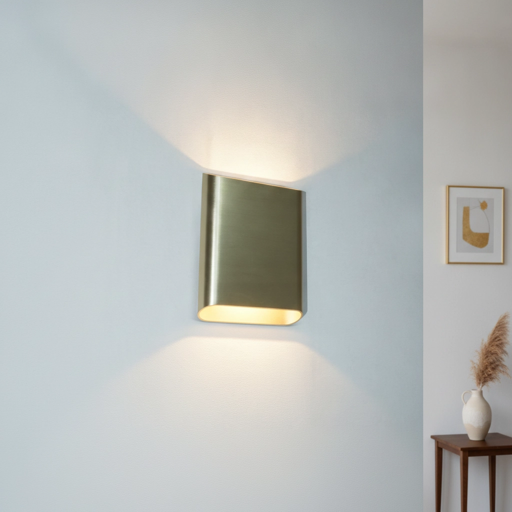 Wall lamp Diaz L Gold brushed