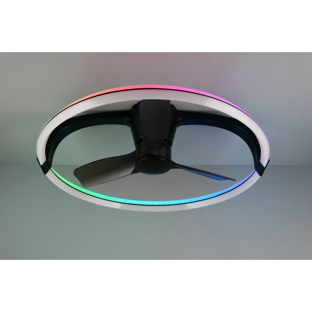 Smarthome fan Stockholm black Ø 73,5 Tuya Trio 4017807693133