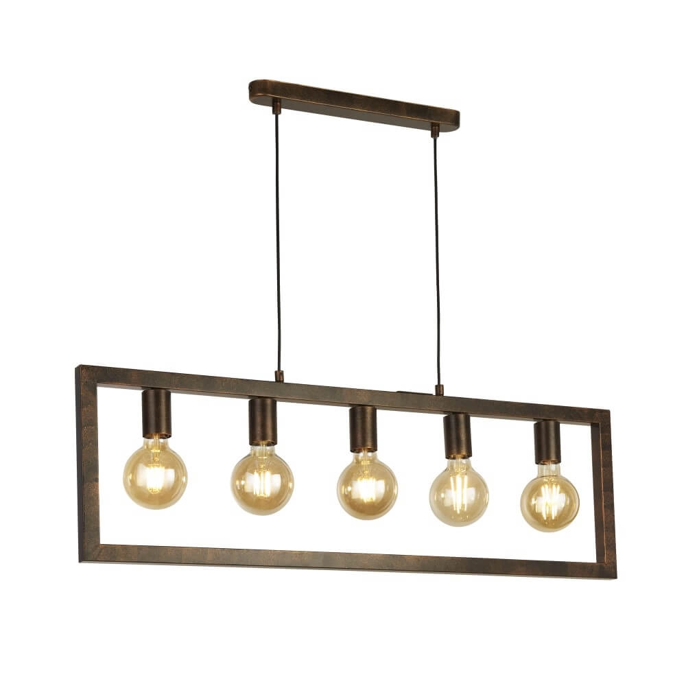 Country Pendant Lamp Oblong