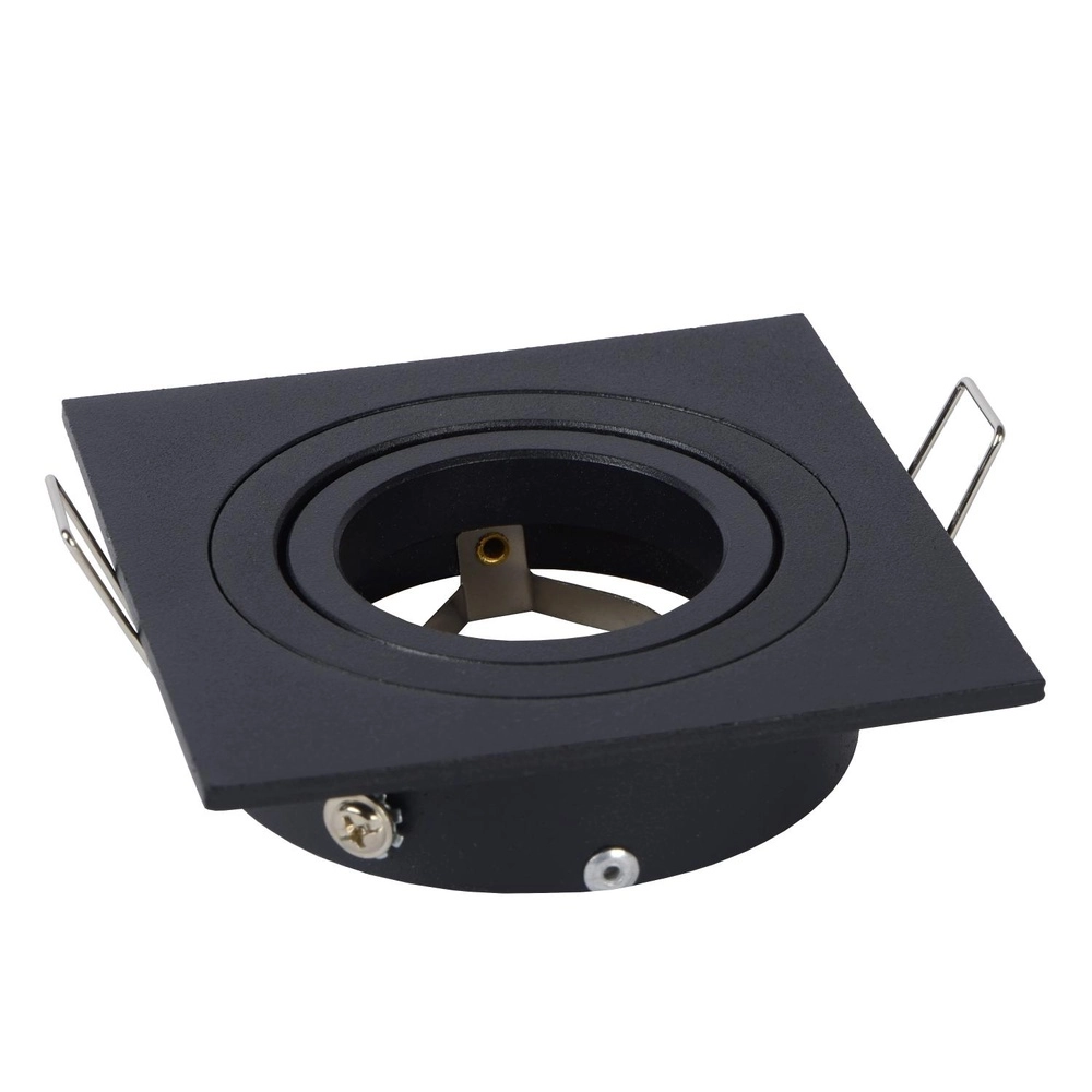 Recessed spotlight Tube Square Black Lucide 5411212221179