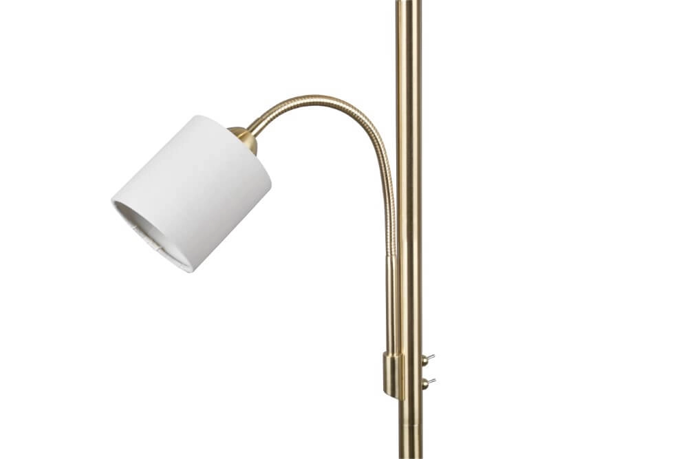 Floor lamp Hotel brassfarbig Trio 4017807494556