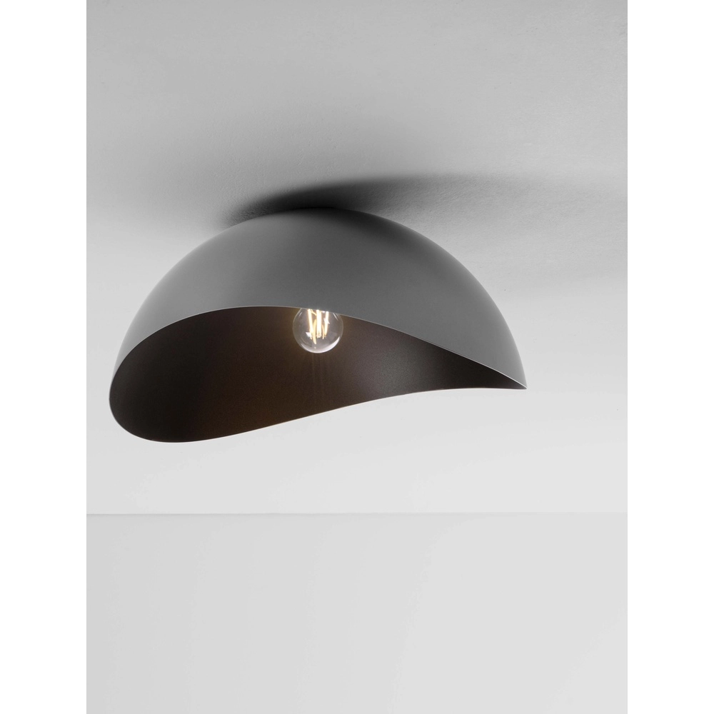 Ceiling lamp Opsi black Ø 50cm