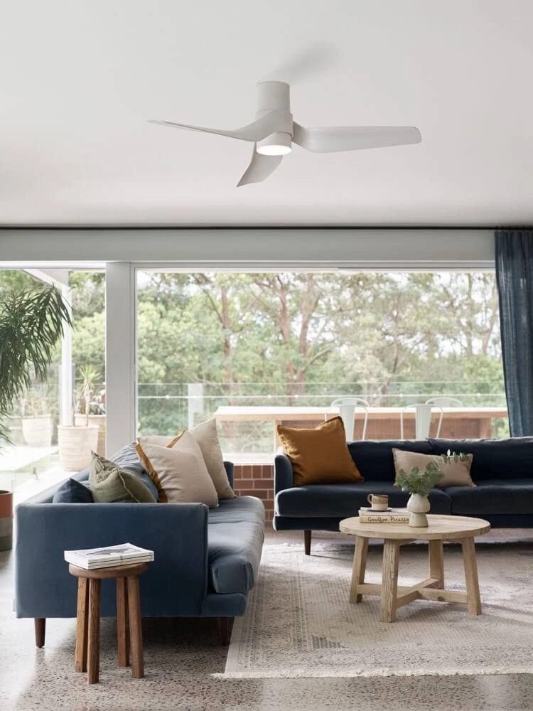 Ceiling fan with lamp Nautica Ø 132cm white Beacon 9333509174769
