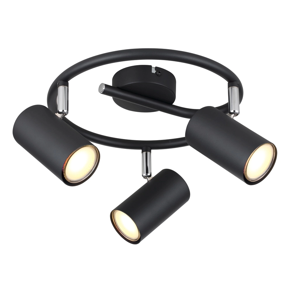 3-light ceiling lamp Allvi Black