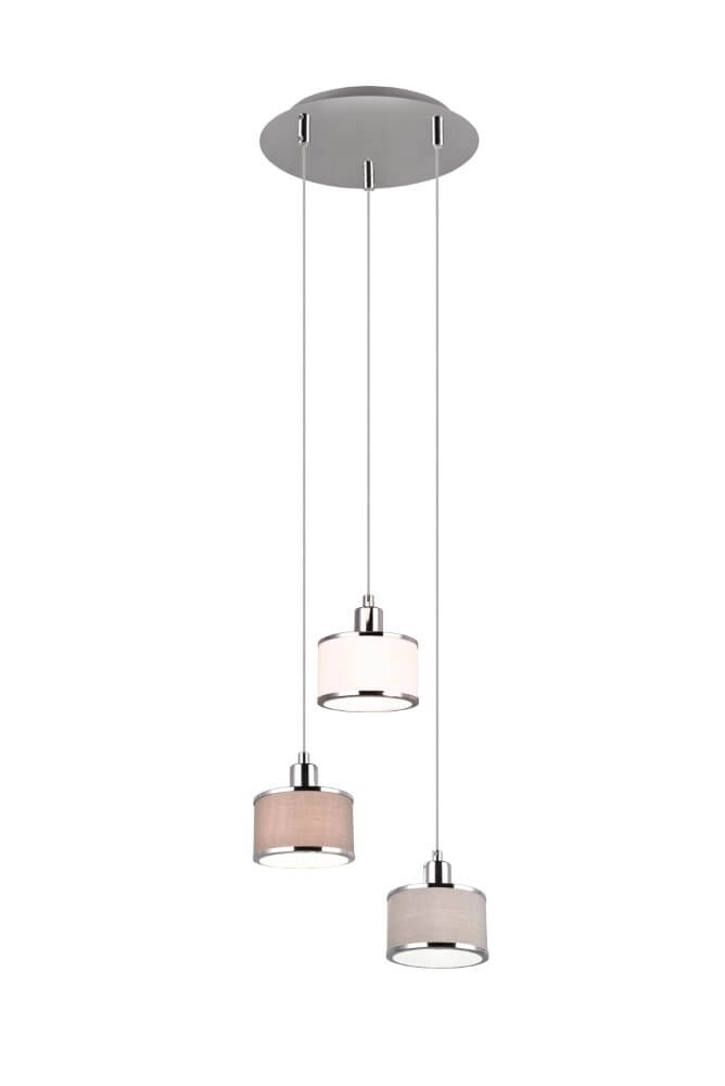 3-light pendant lamp Kaprun round Ø 29cm