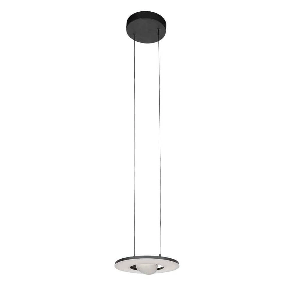 Sleek pendant lamp Soleil Ø 32cm black Steinhauer 8712746176681