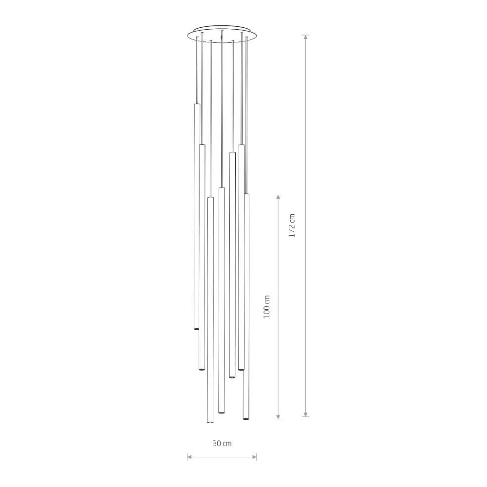 Pendant lamp Laser for the loft Lyora 5903139766791