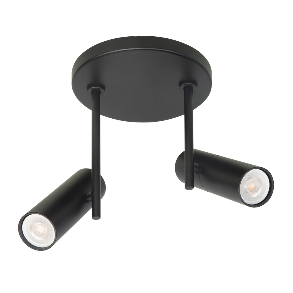 Black spot Trend 2-light round