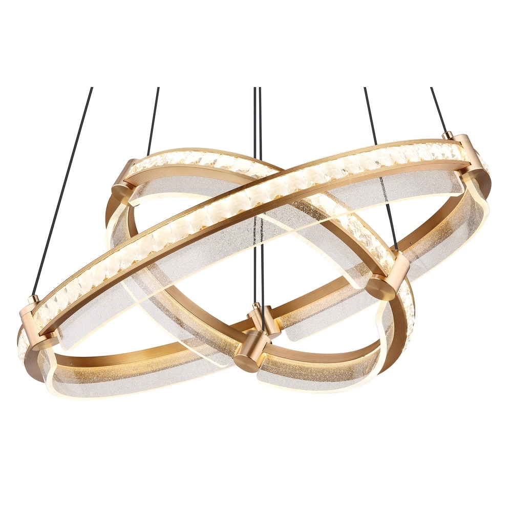 Pendant lamp Blondie gold Ø 60cm Globo 9007371446469