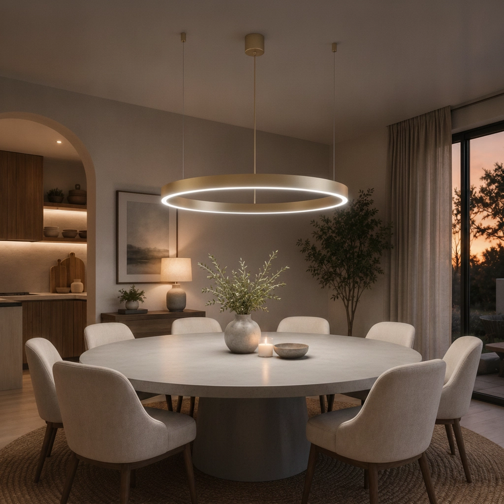 Pendant lamp Motif gold Ø 120cm 2700-6500K