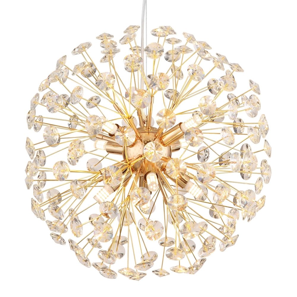 Pendant lamp Katrina gold Ø 40cm Globo 9007371478309
