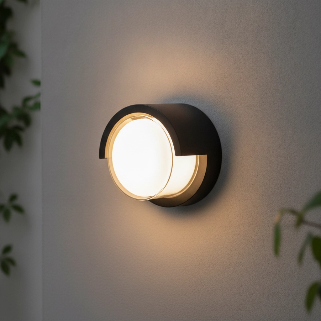 Design wall lamp Max Round Grey