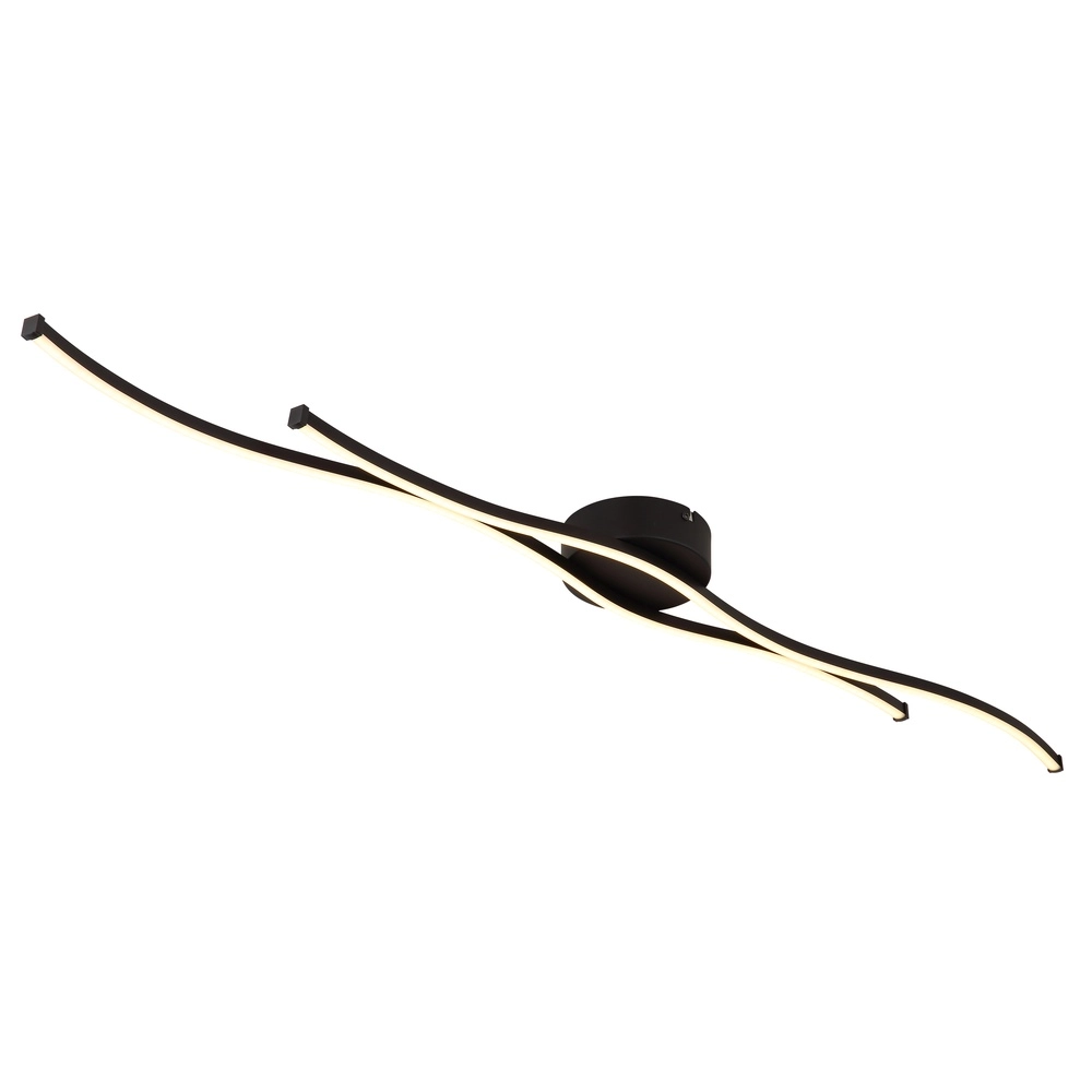 Modern ceiling lamp Boyd Black